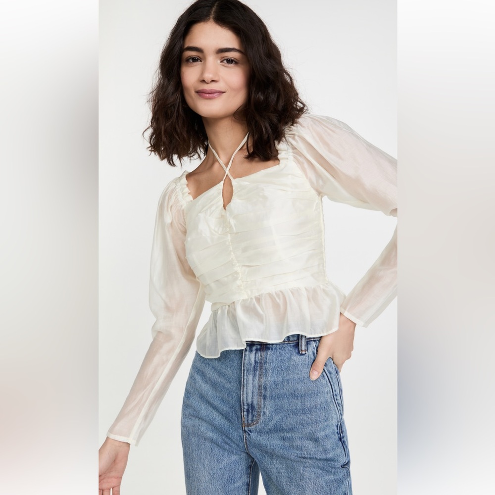 WAYF uptown halter top